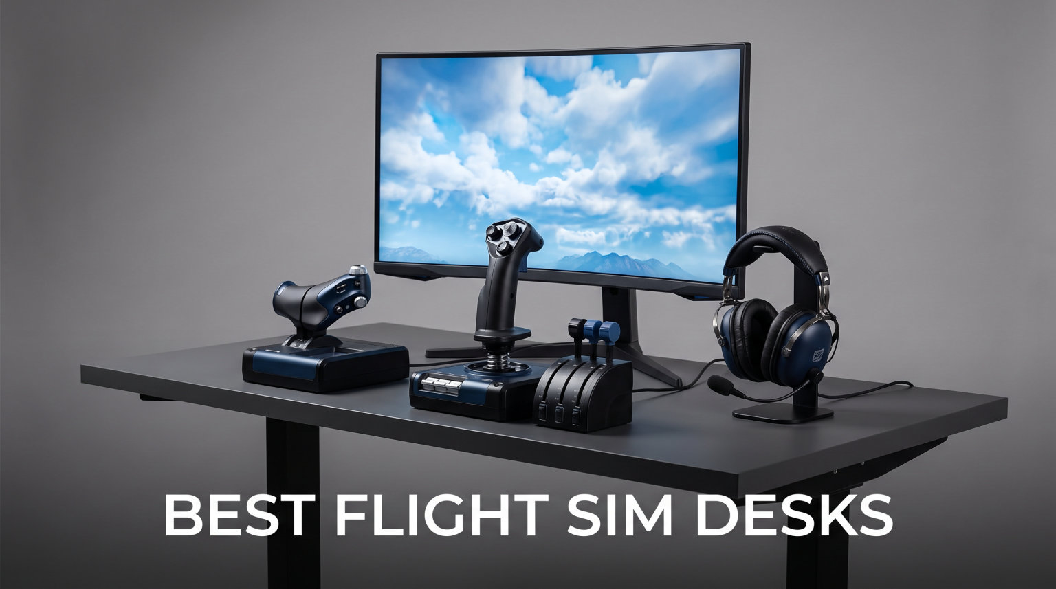 best flight sim desks