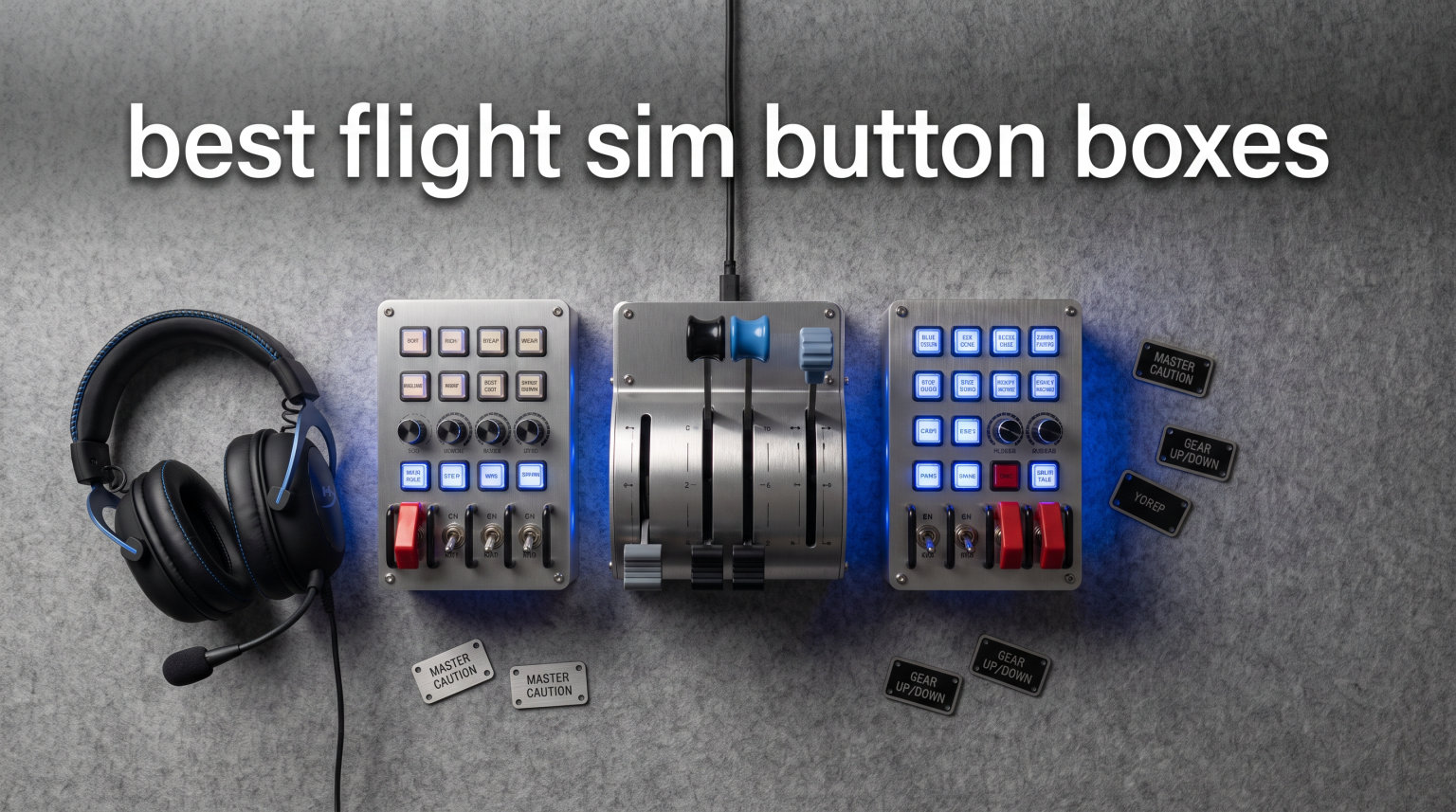 best flight sim button boxes