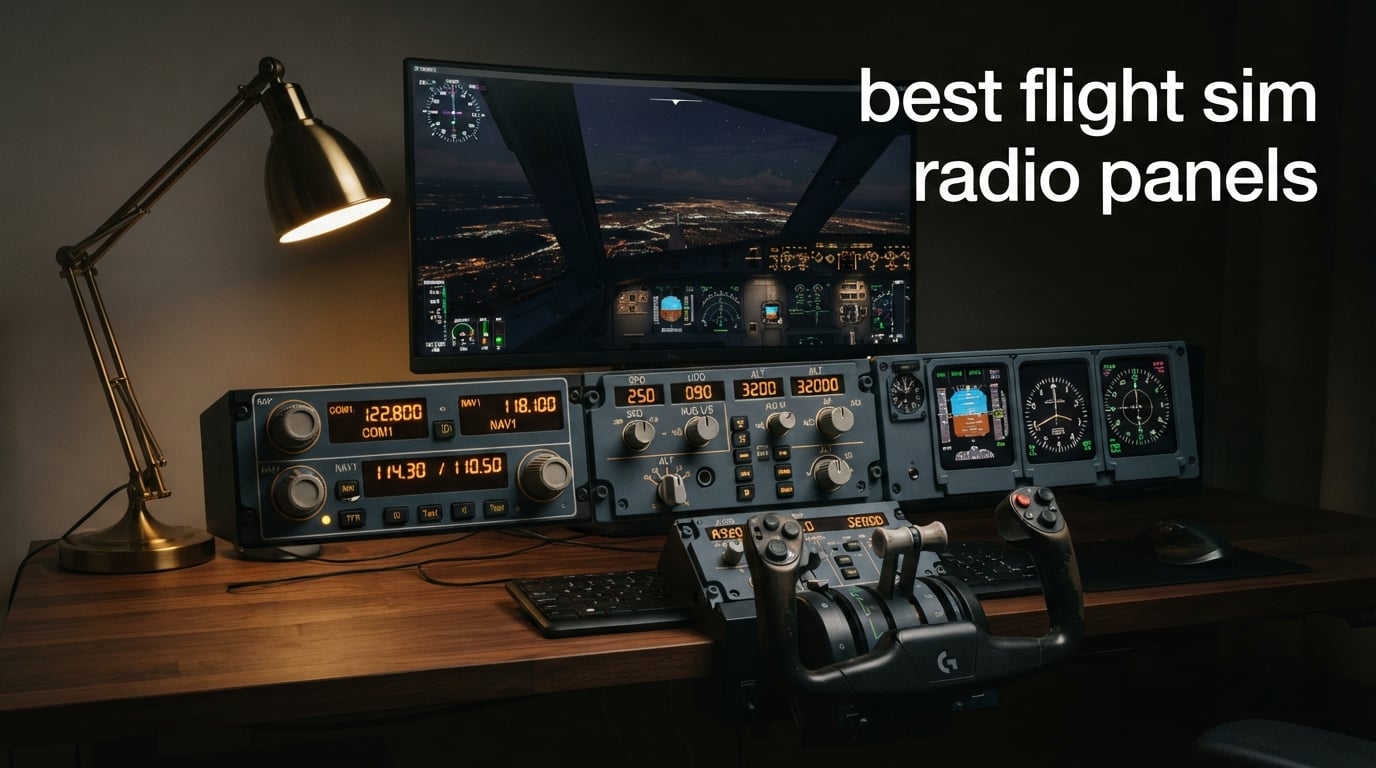 best flight sim radio panels