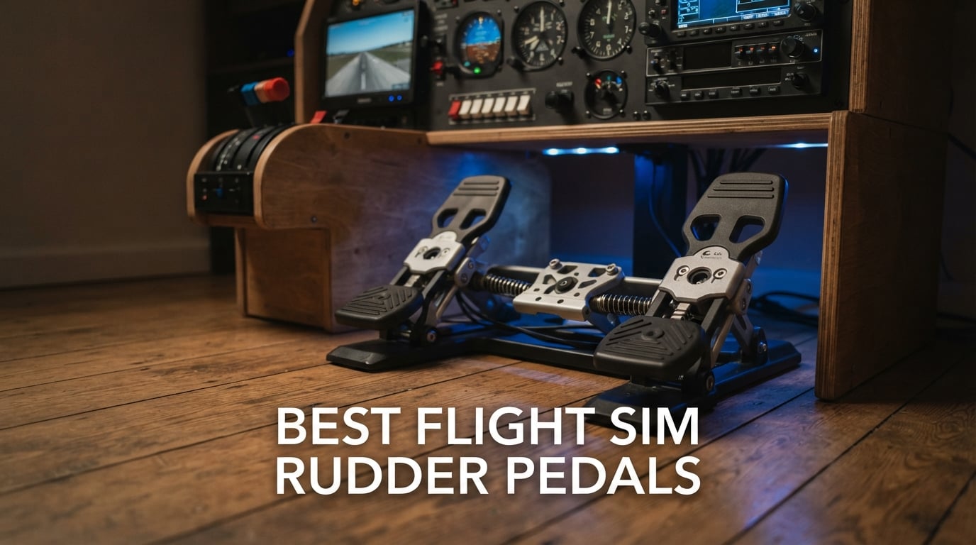 best flight sim rudder pedals