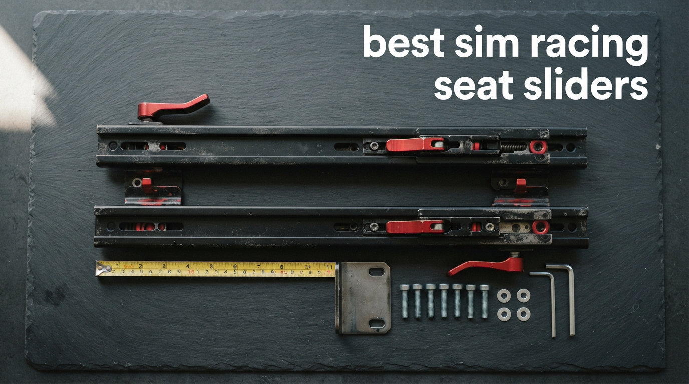 best sim racing seat sliders