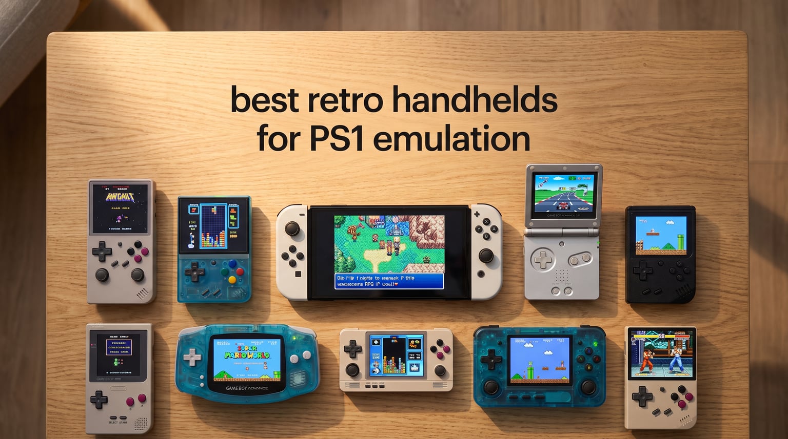 best retro handhelds for PS1 emulation
