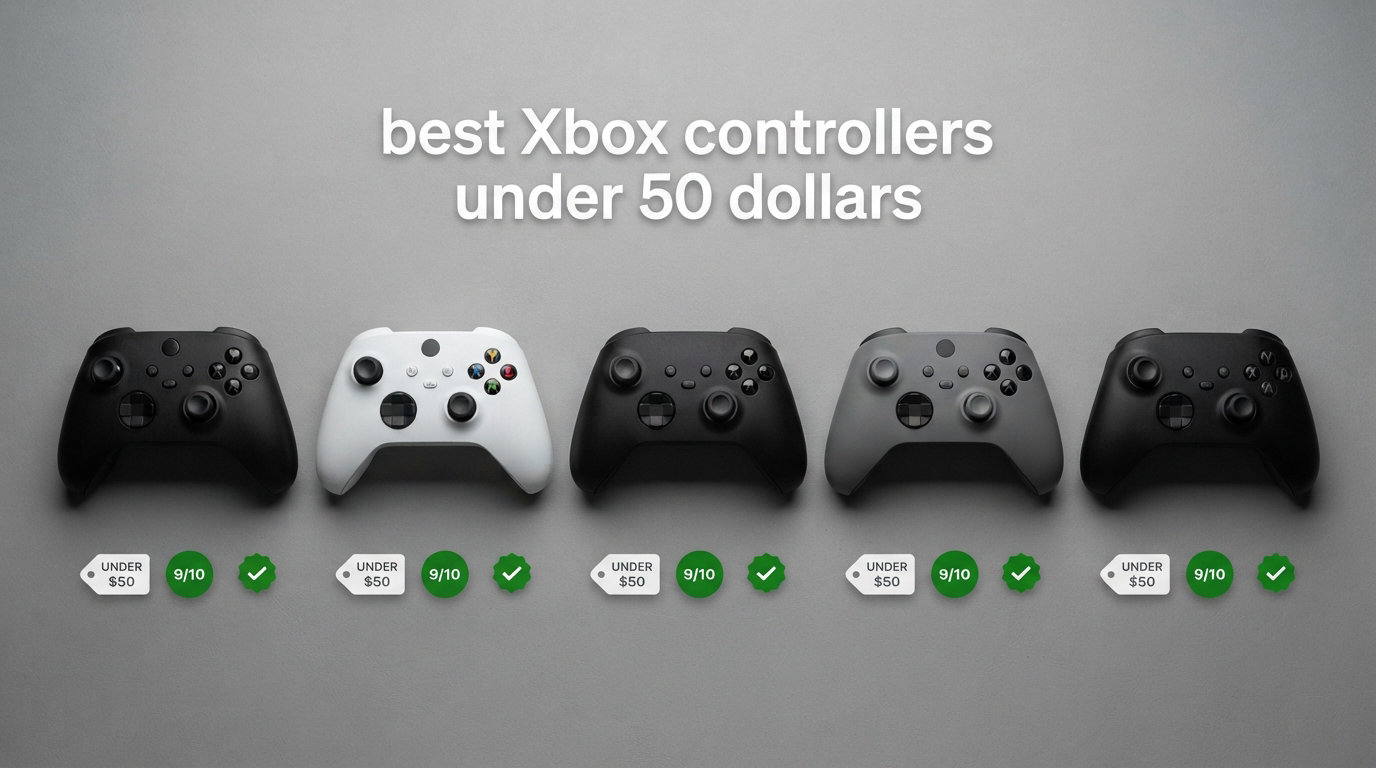 best Xbox controllers under 50 dollars