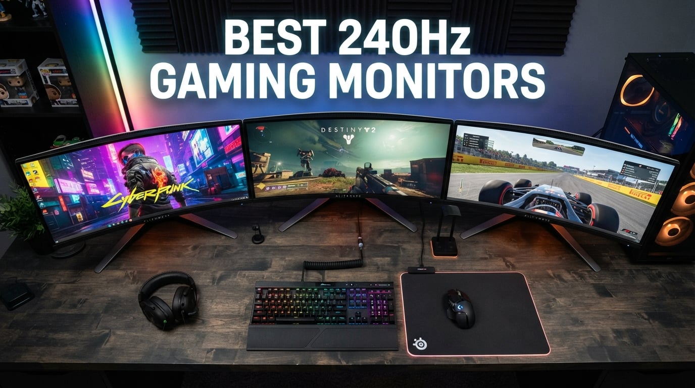 best 240Hz gaming monitors