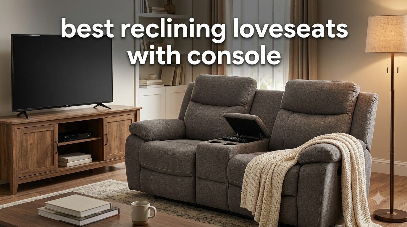 best reclining loveseats with console