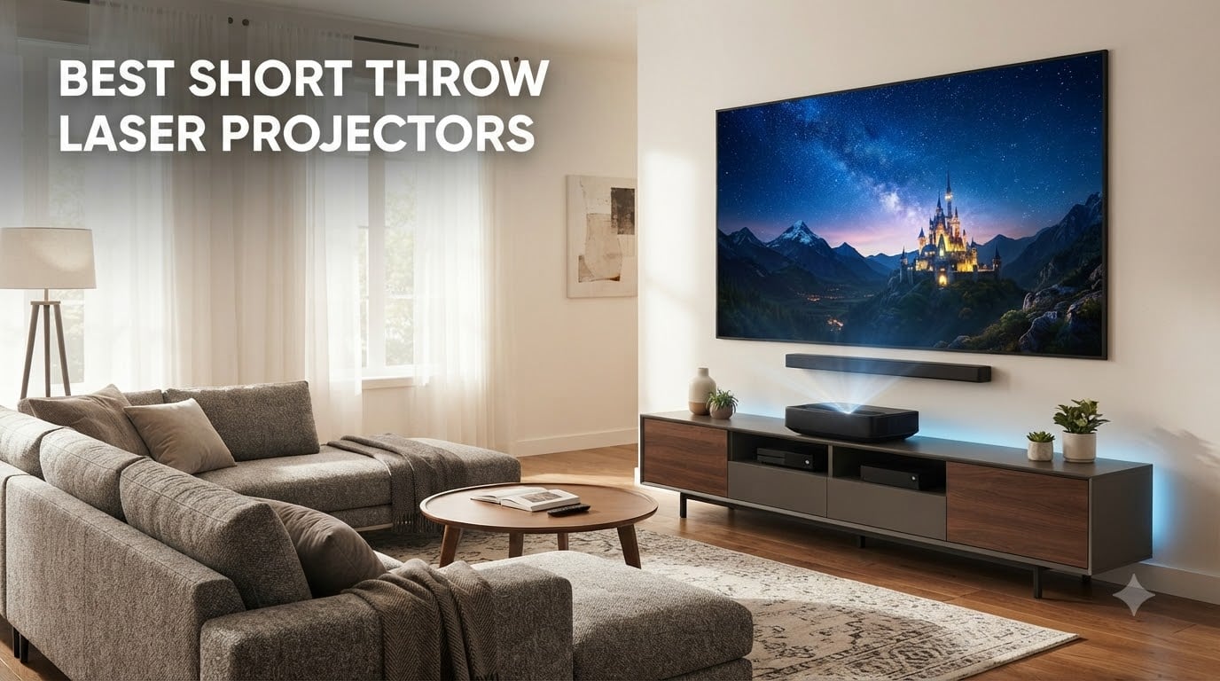 best short throw laser projectors