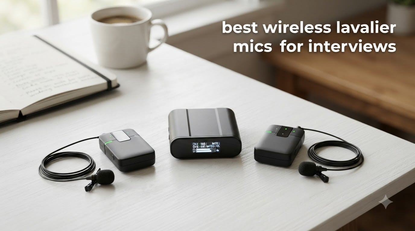 best wireless lavalier mics for interviews