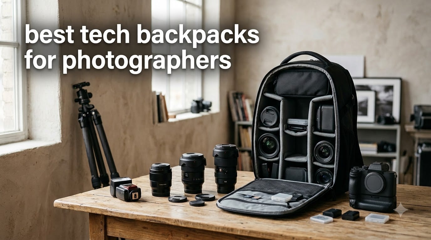 best tech backpacks for photographers