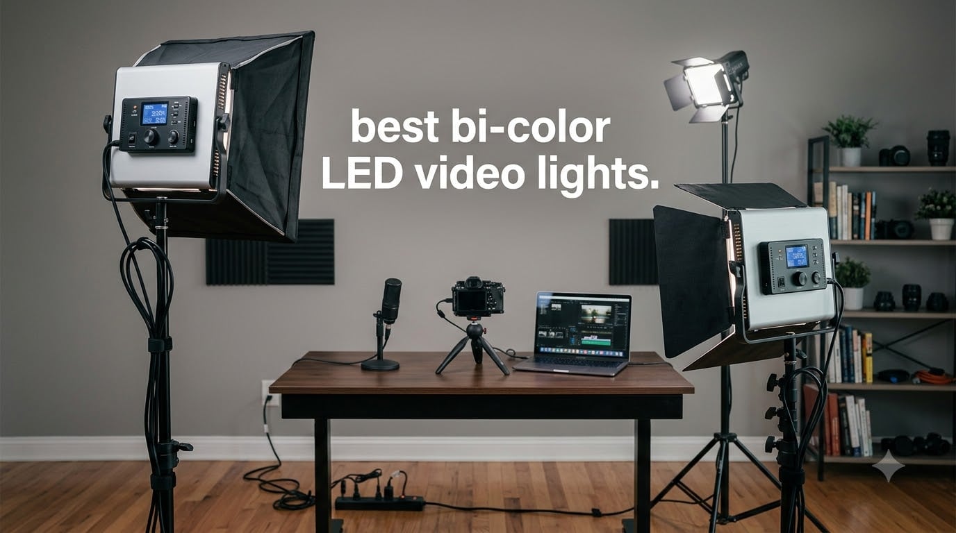 best bi-color LED video lights