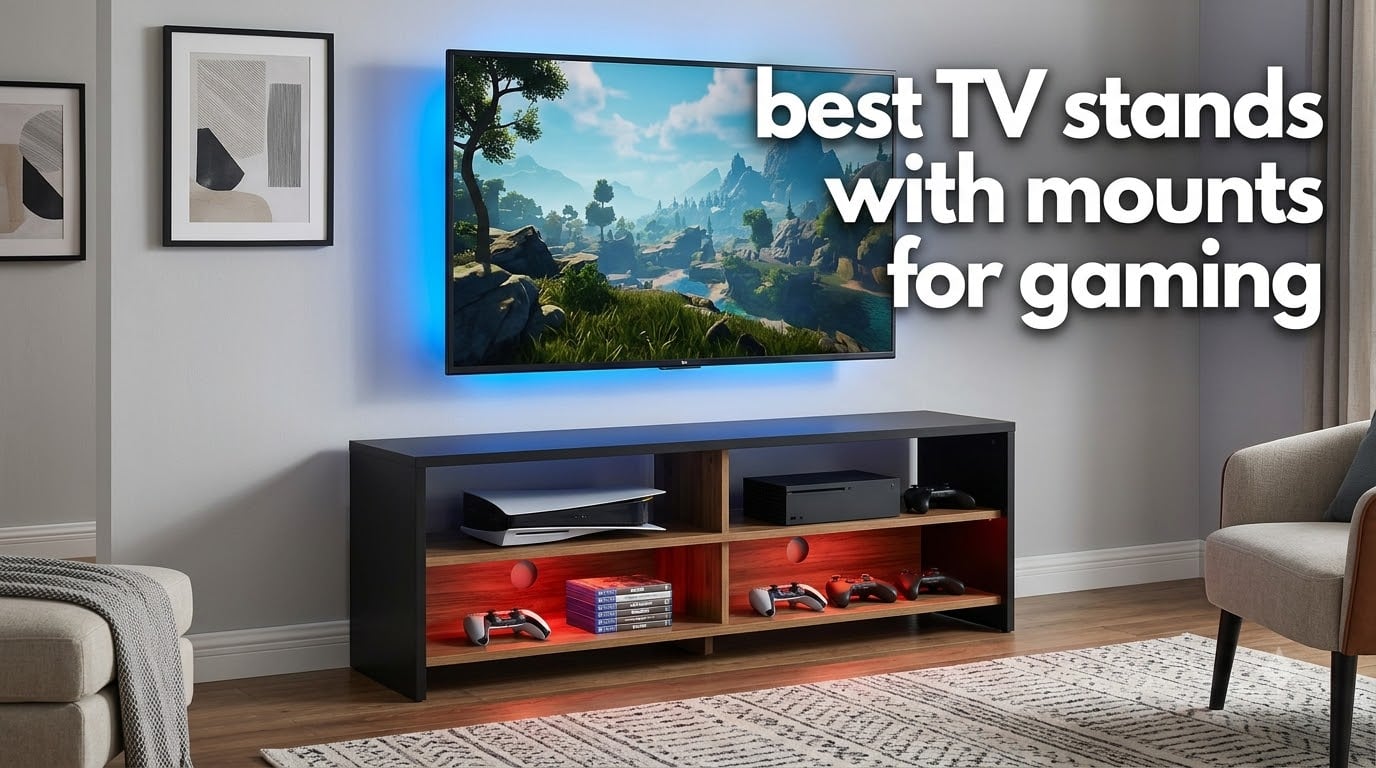 best TV stands with mounts for gaming