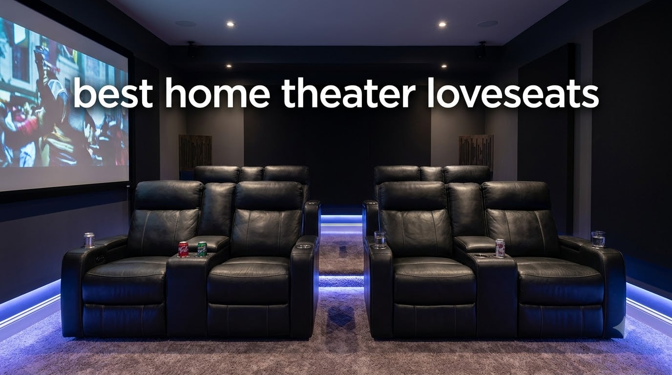 best home theater loveseats