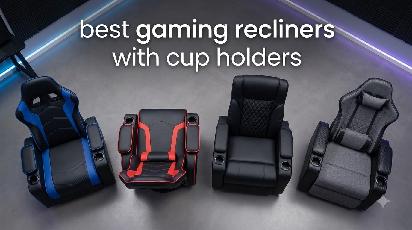 best gaming recliners with cup holders