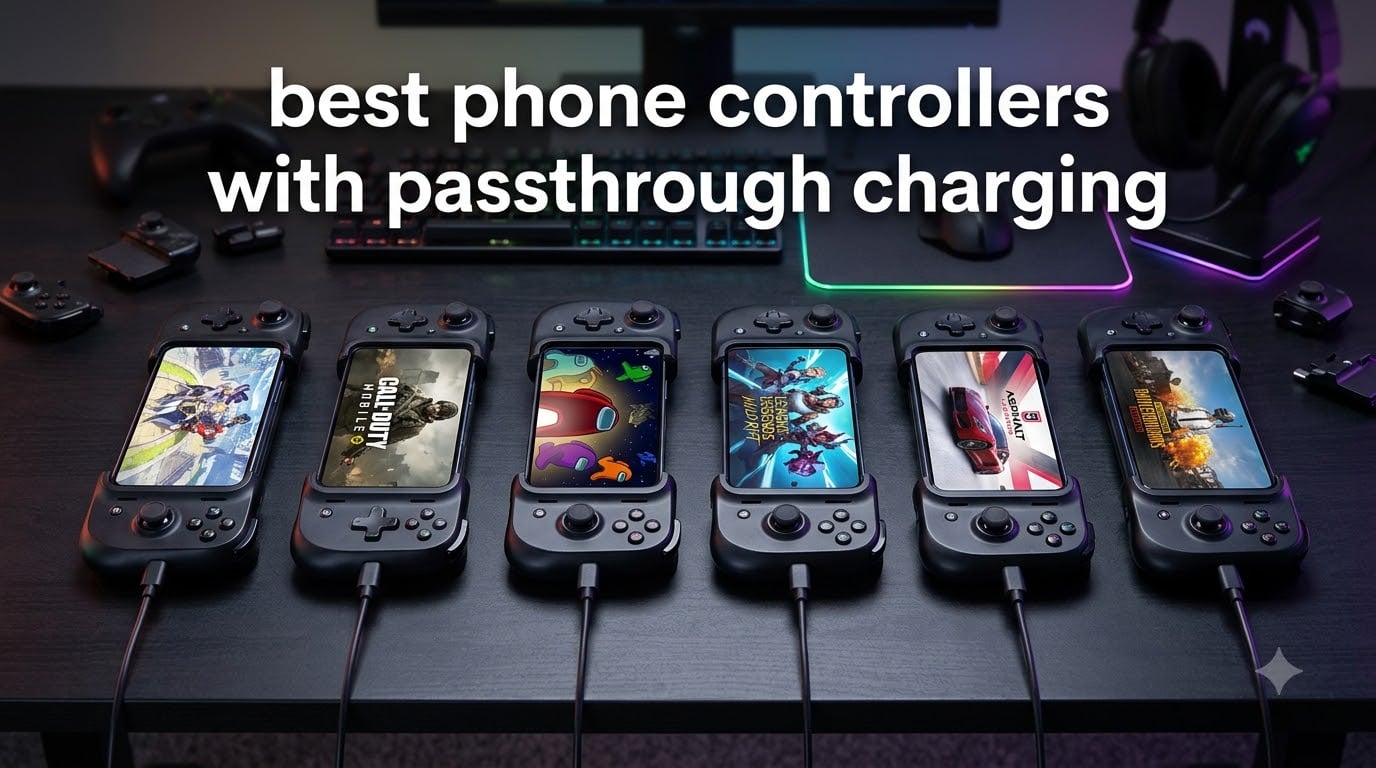 best phone controllers with passthrough charging