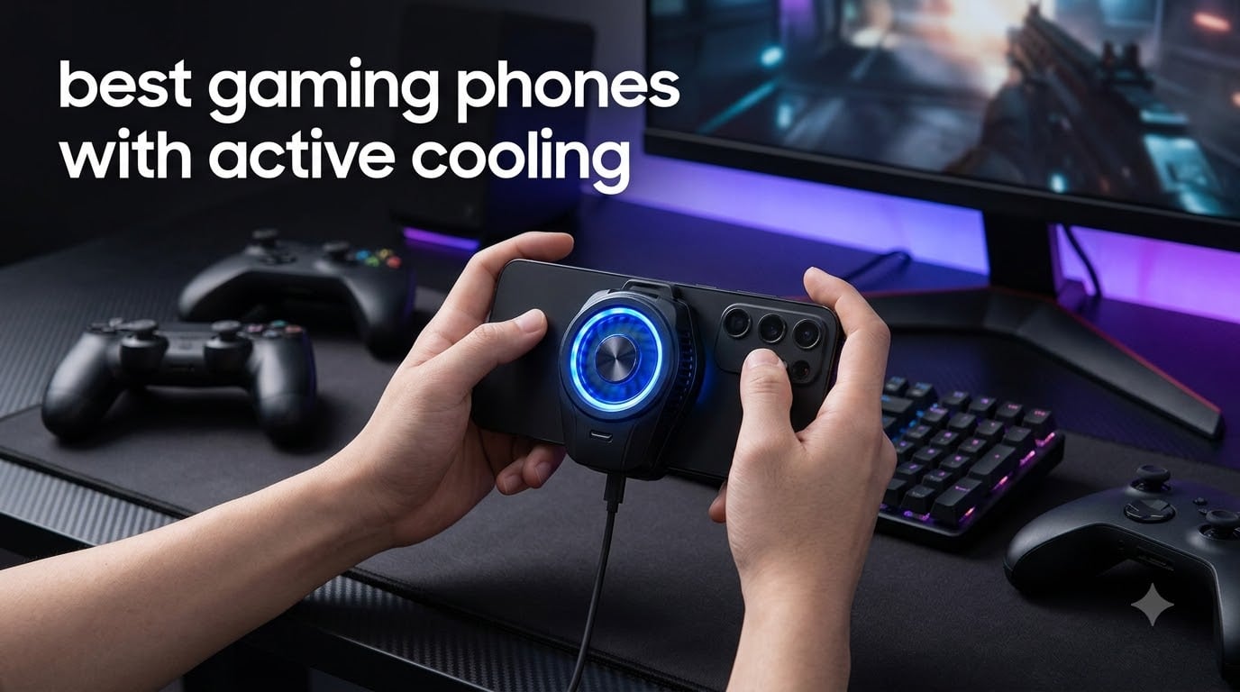 best gaming phones with active cooling