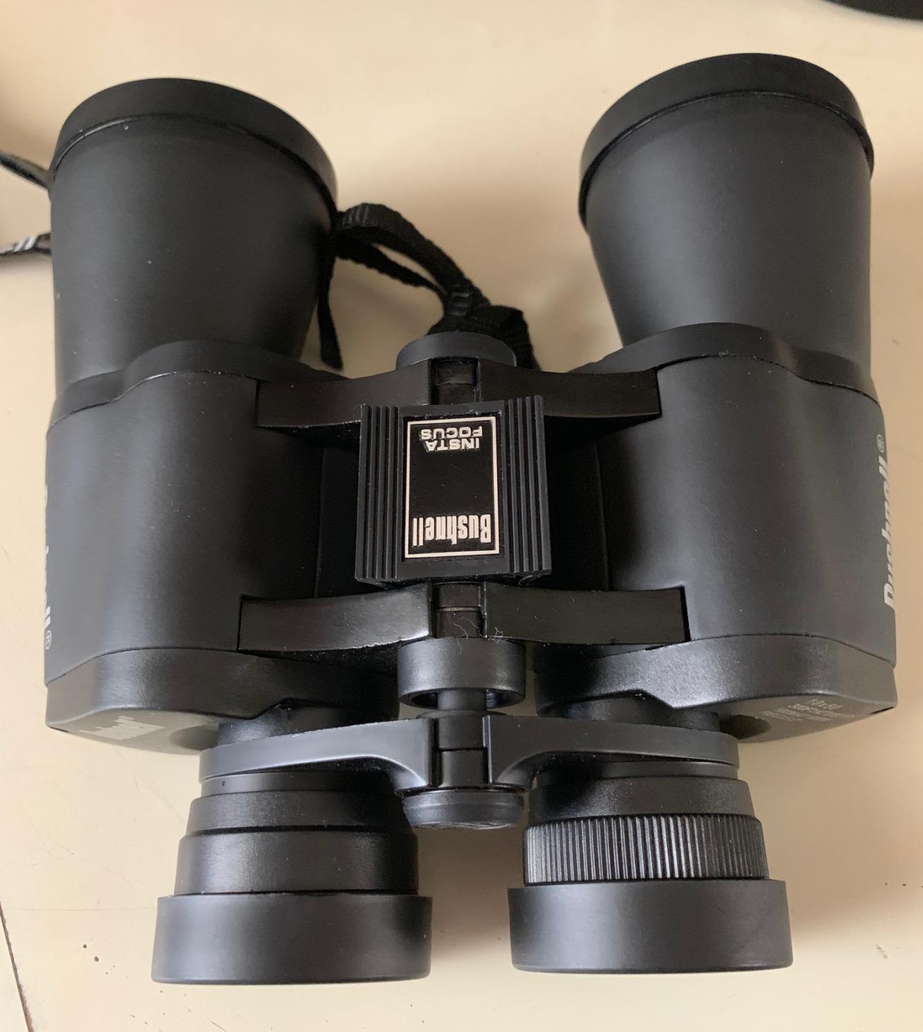 Bushnell Falcon 10x50 Wide-Angle Binoculars | Porro Prism, InstaFocus, BK7, Fold-Down Eyecups, Non-Slip Grip customer photo 2