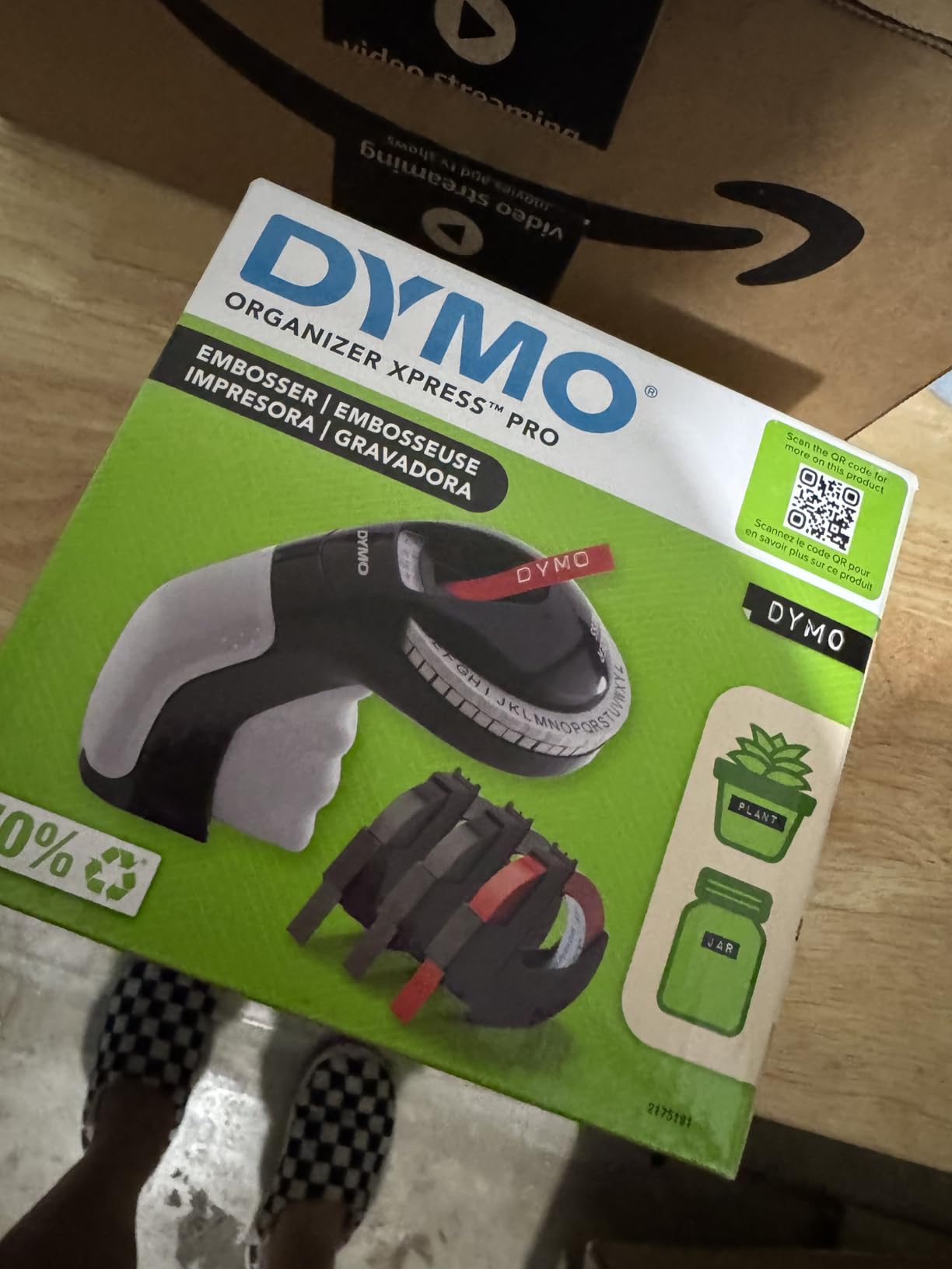DYMO Embossing Label Maker, Includes 3 DYMO Label Tapes, Organizer Xpress Pro Starter Kit - Ergonomic Design, For Home DIY & Crafting customer photo 2