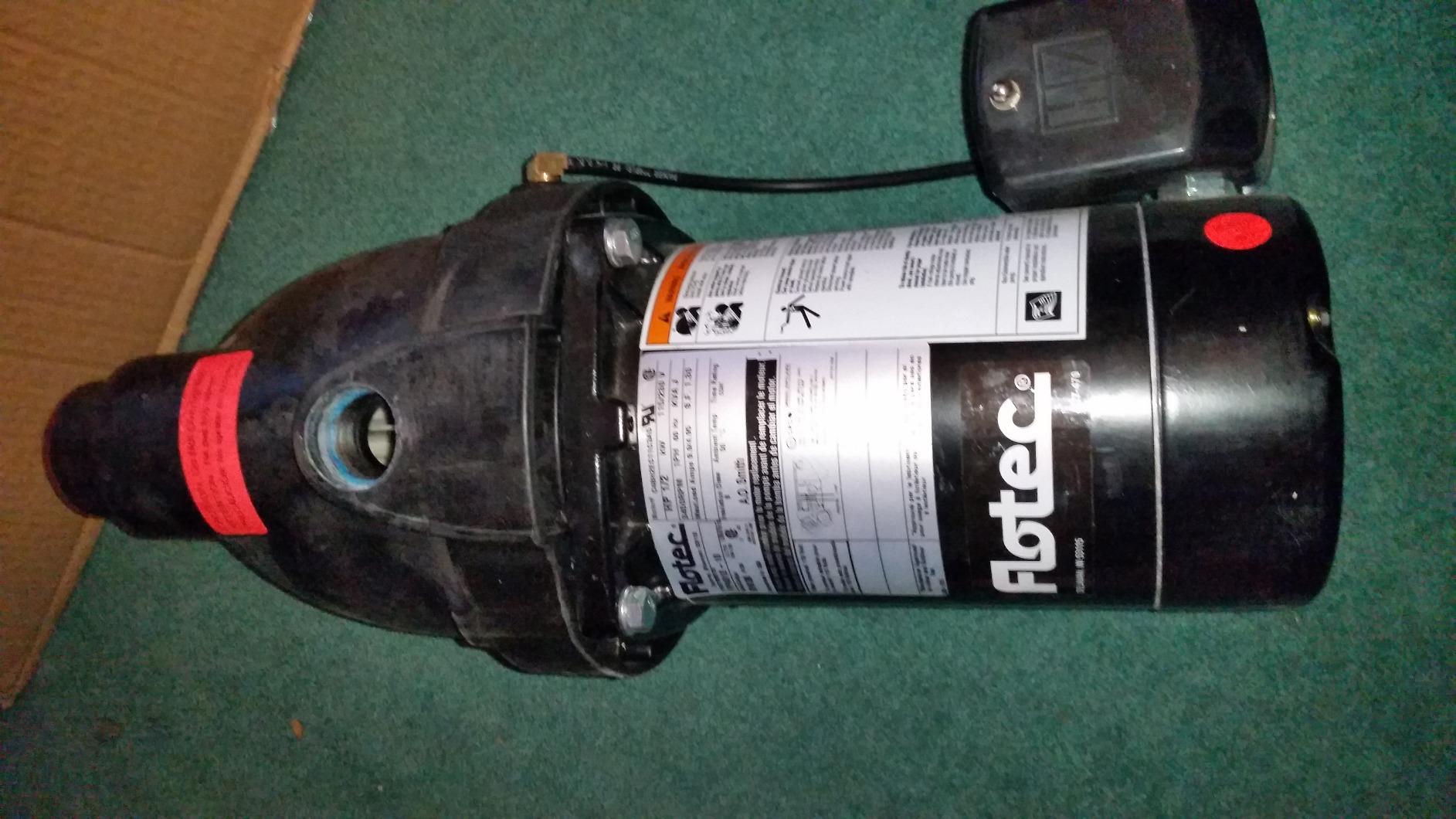 Flotec FP4012-10 1/2 HP Shallow Well Pump Jet customer photo 1