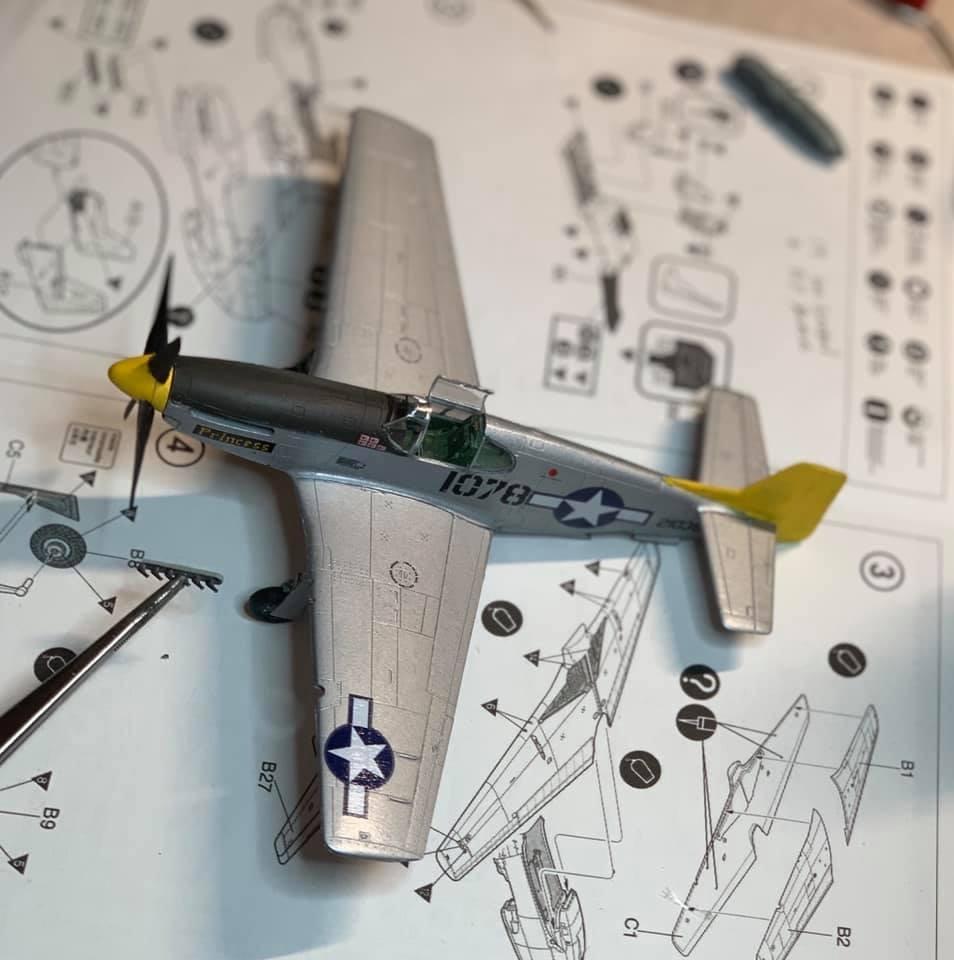 Academy The Fighter of World War II P-51C Model Kit, Gray customer photo 2