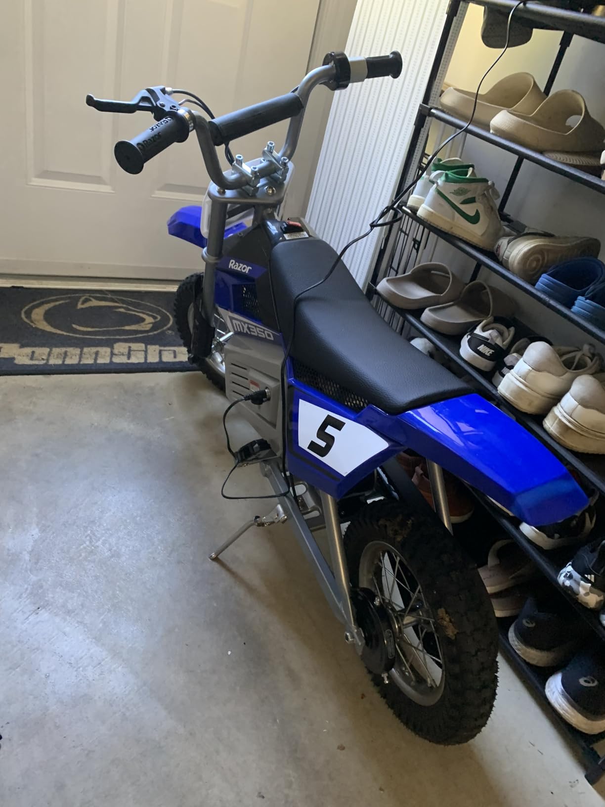 Razor MX350 Dirt Rocket Kids Ride On High-Torque 24V Electric Toy Motocross Motorcycle Dirt Bike, Speeds up to 14 MPH, Ages 8+, 350W/24V Motor, Up To 14 MPH, 30 Mins, 140 Lbs customer photo 2