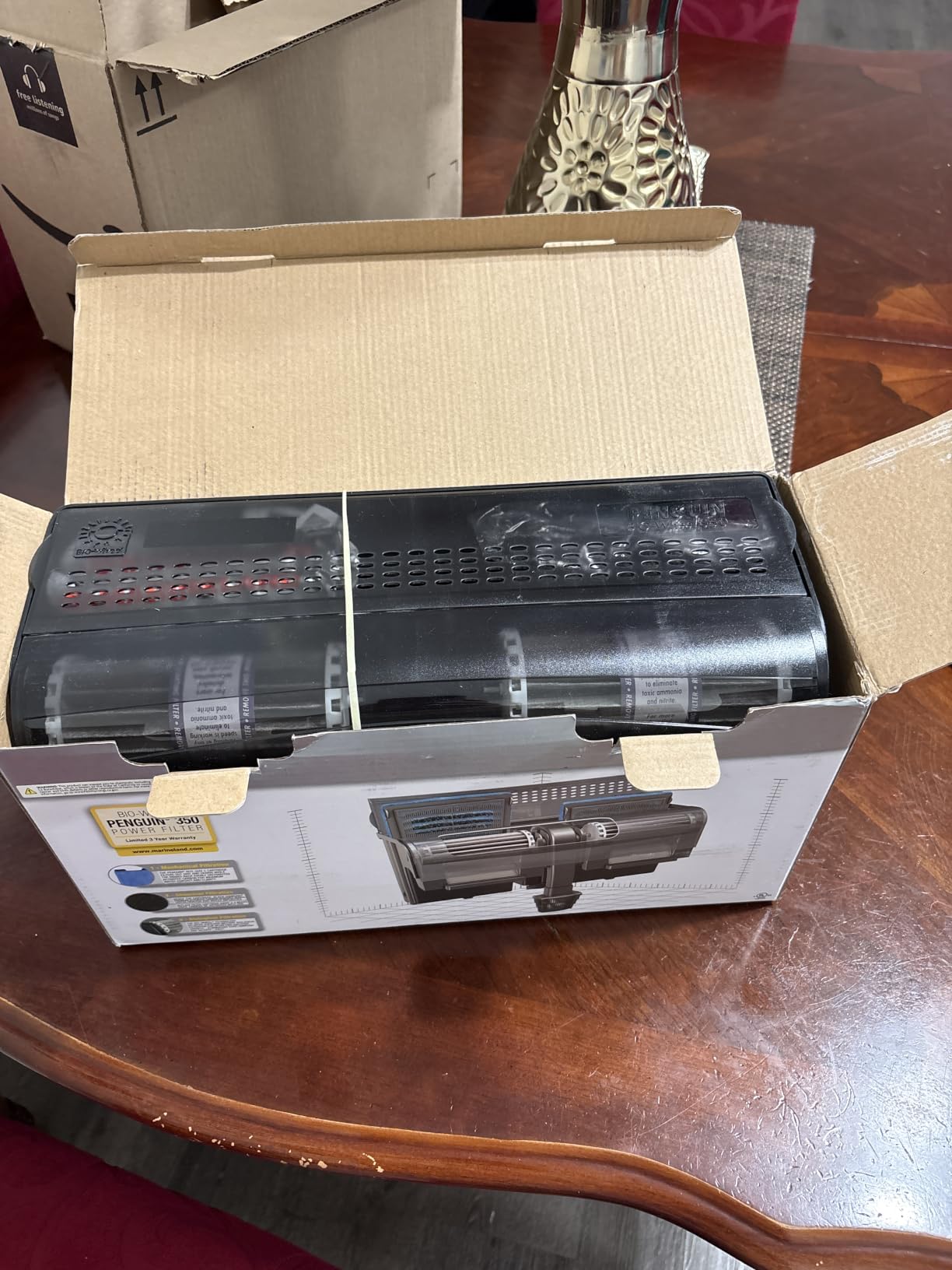 Marineland Penguin Bio-Wheel Power Filter 200 GPH, Multi-Stage Aquarium Filtration customer photo 2