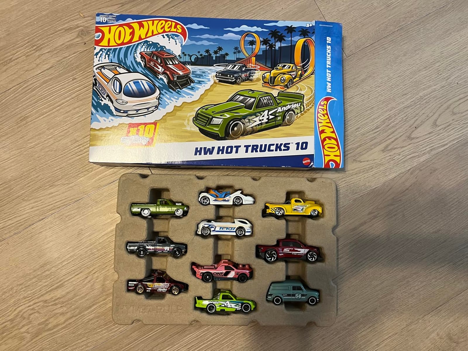 Hot Wheels 10-Pack (Styles May Vary) | Multipack of 10 of Toy Trucks & Cars in 1:64 Scale, Instant Collection for Kids and Collectors (Amazon Exclusive) customer photo 2