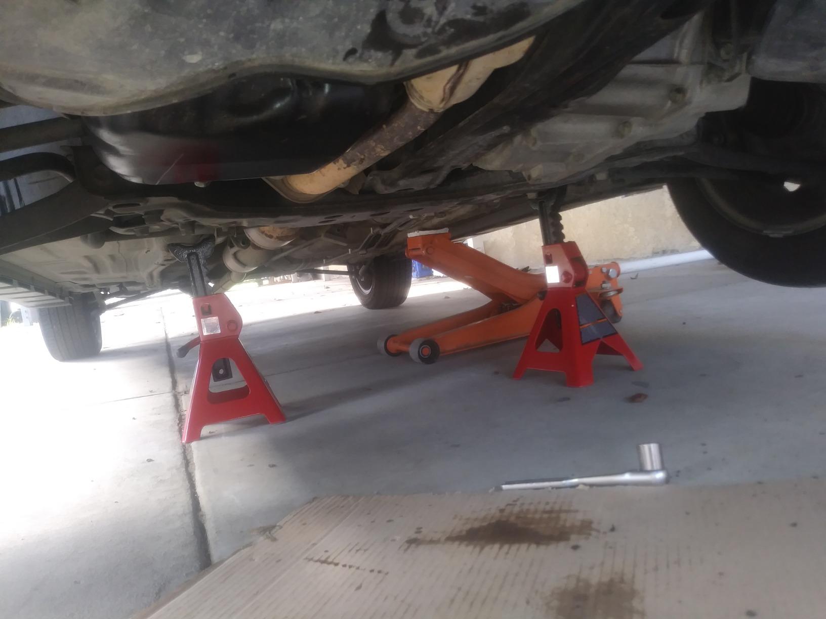 BIG RED T43202 Torin Heavy Duty Steel Jack Stands: 3 Ton (6,000 lb) Capacity Car Lifting Stand,1 Pair (Not Suitable for SUV,Truck) customer photo 1