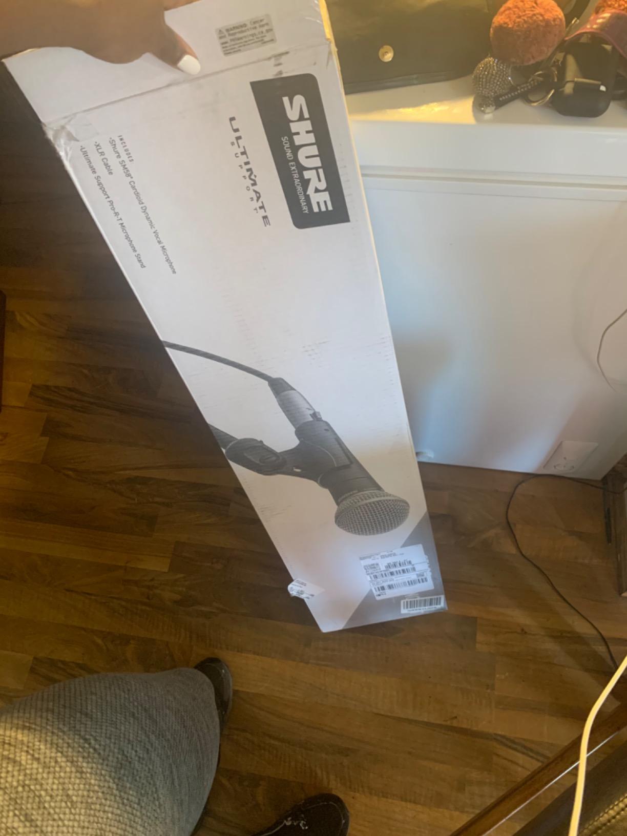 Shure SM58 Pro XLR Dynamic Vocal Microphone customer photo 1