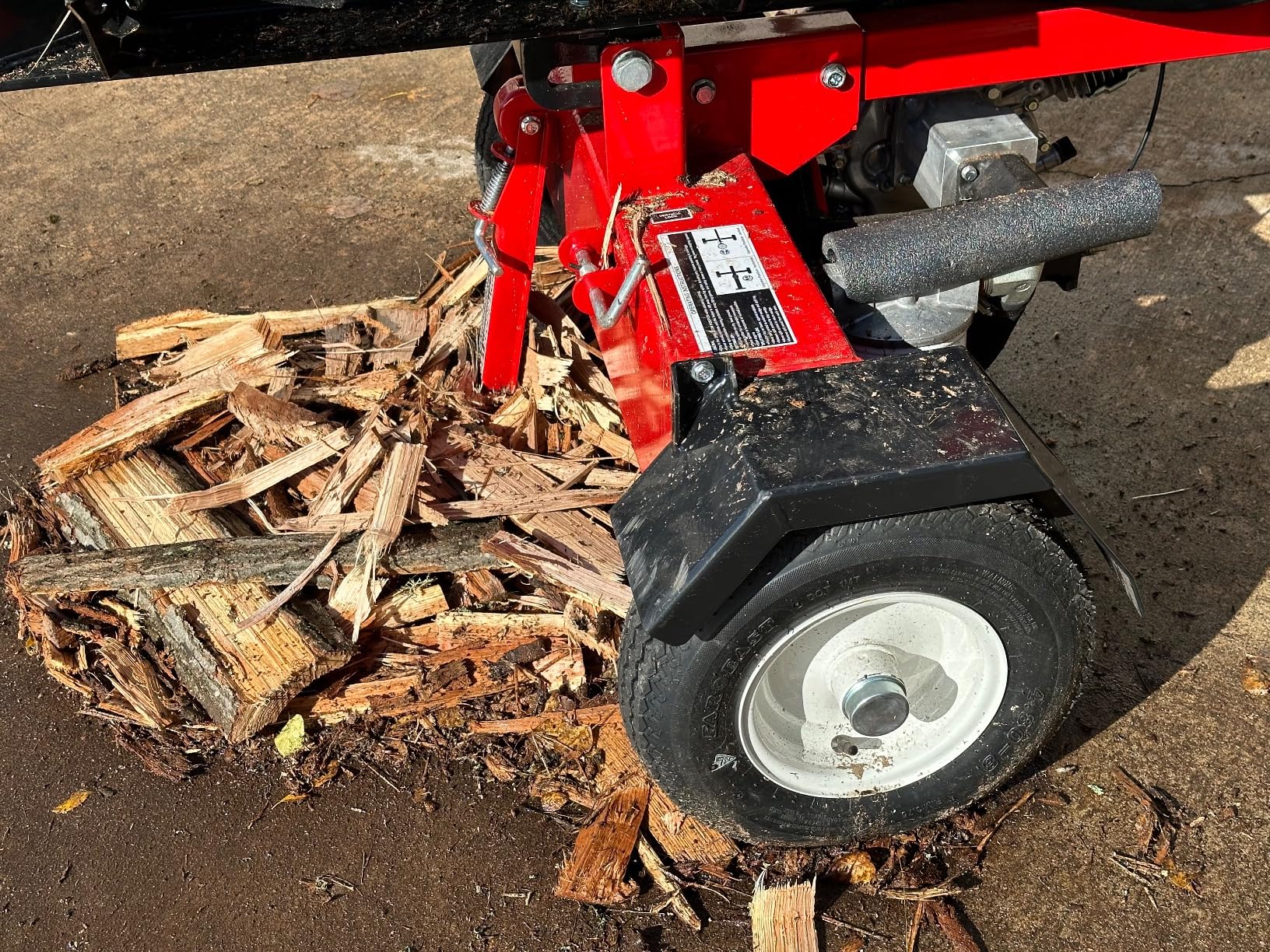 NorthStar Horizontal/Vertical Log Wood Splitter - 37-Ton, 270cc Honda GX270 Engine customer photo 2