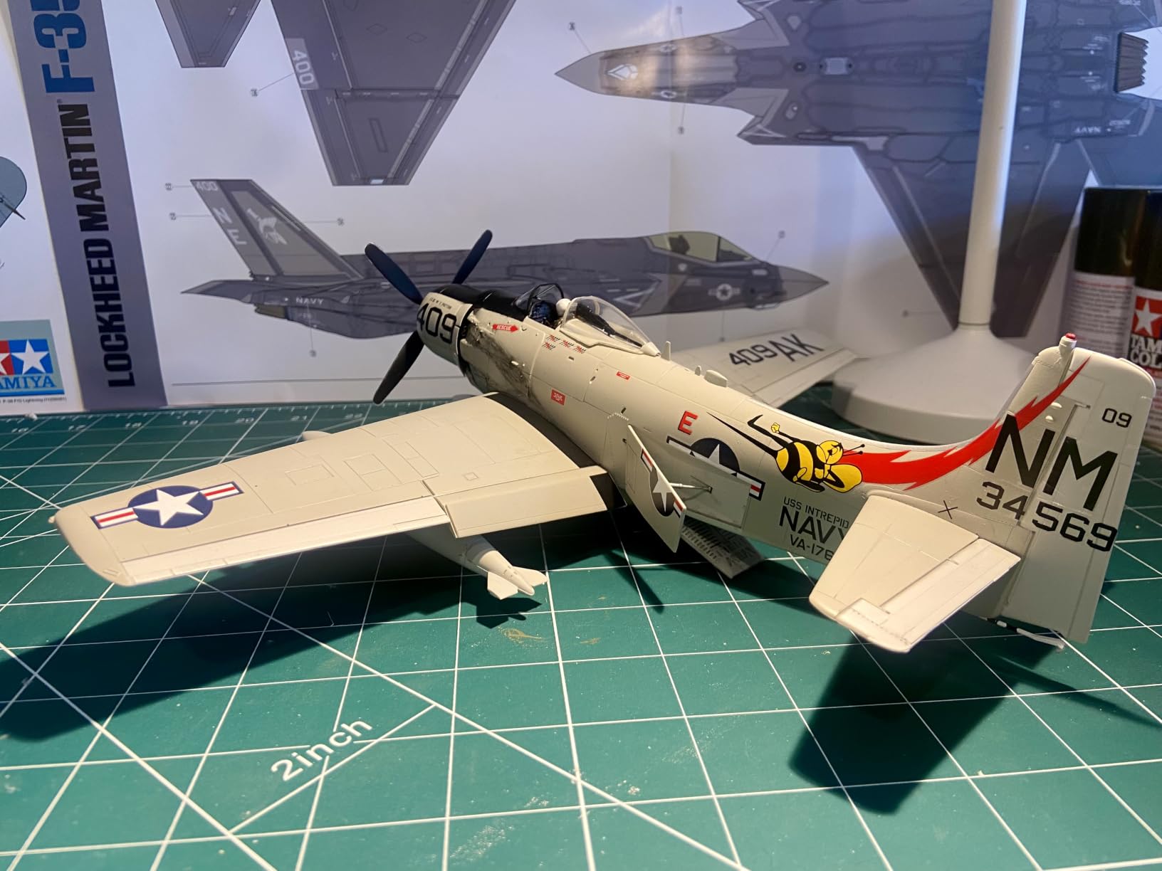 Tamiya Models Douglas A-1H Skyraider Model Kit, ages 12 Up customer photo 1