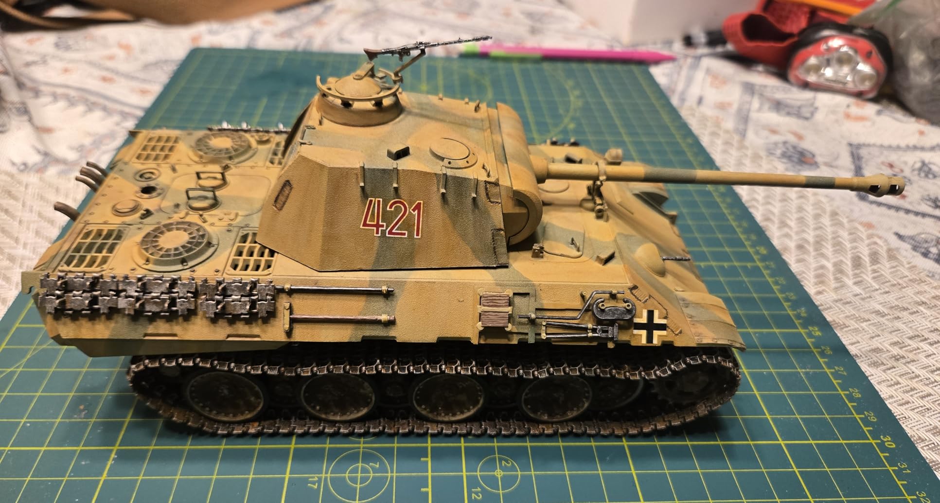 Tamiya Models German Pzkfw V Panther Ausf A Model Kit customer photo 1