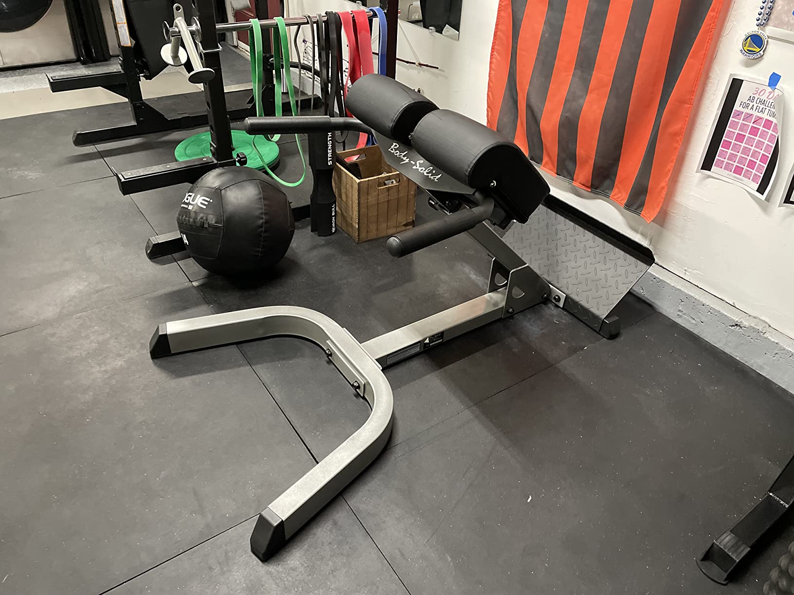 Body-Solid GHYP345B 45 Degree Hyperextension Bench - Adjustable, Commercial Grade customer photo 1