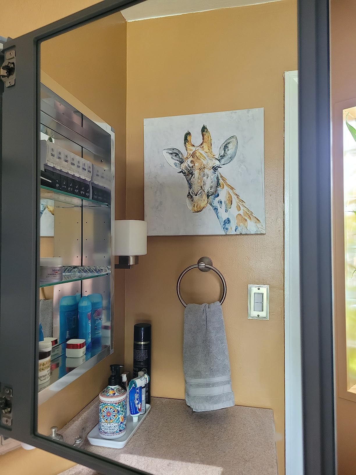 Kohler Frameless Bathroom Mirror Medicine Cabinet, 20 in x 26 in | CB-CLC2026FS, Single Door, Rectangular Beveled Edge Frame, Adjustable Shelves for Storage customer photo 2