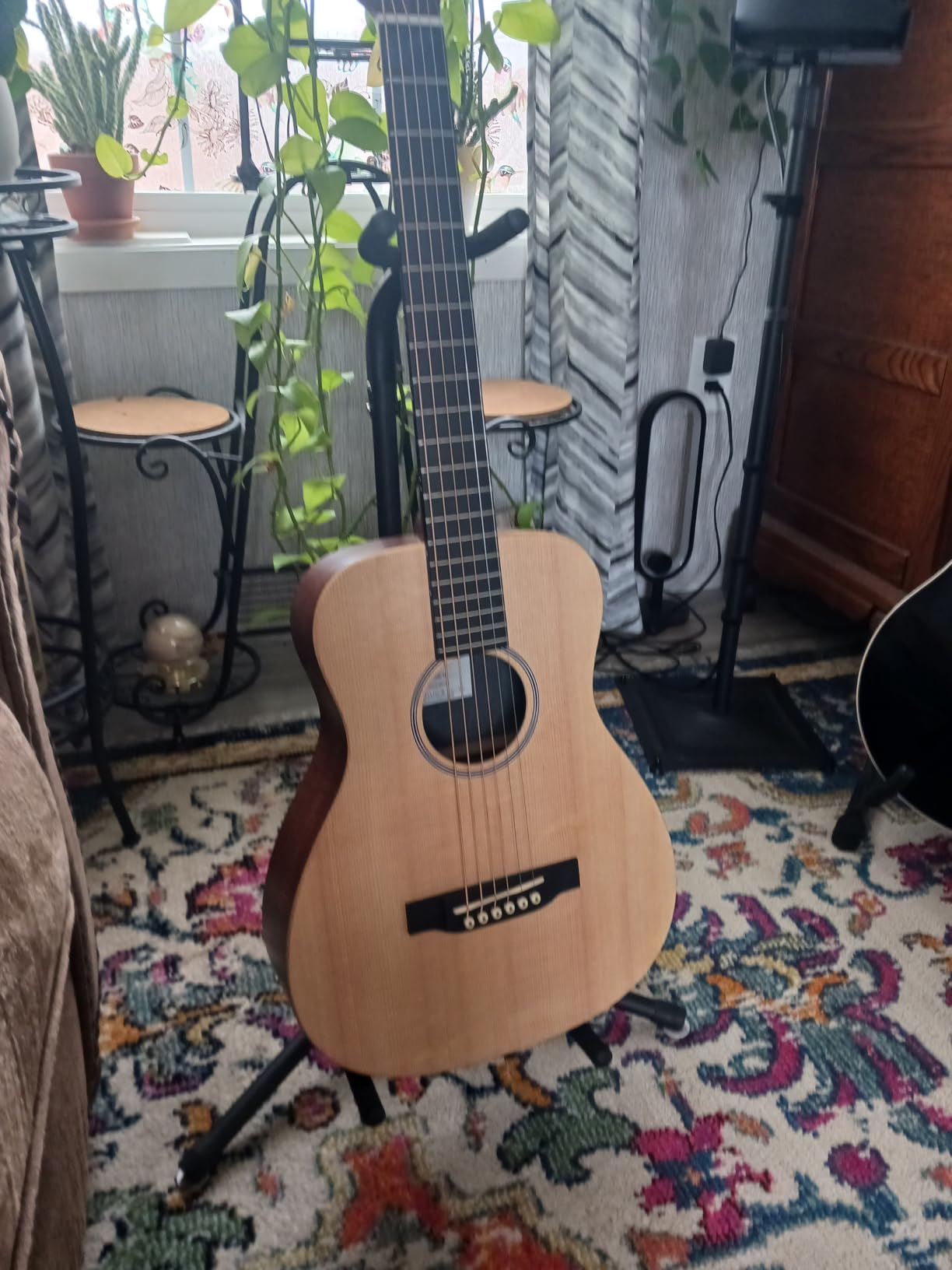 Martin LX1E Little Martin Solid Sitka Spruce/Mahogany HPL Acoustic/Electric w/Gig Bag customer photo 2
