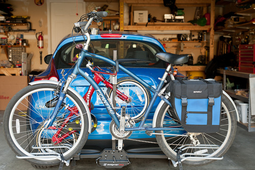 Swagman XTC2 Hitch Mount Bike Rack - Platform Carrier for 2 Bikes, Ratcheting Hook System, 1-1/4