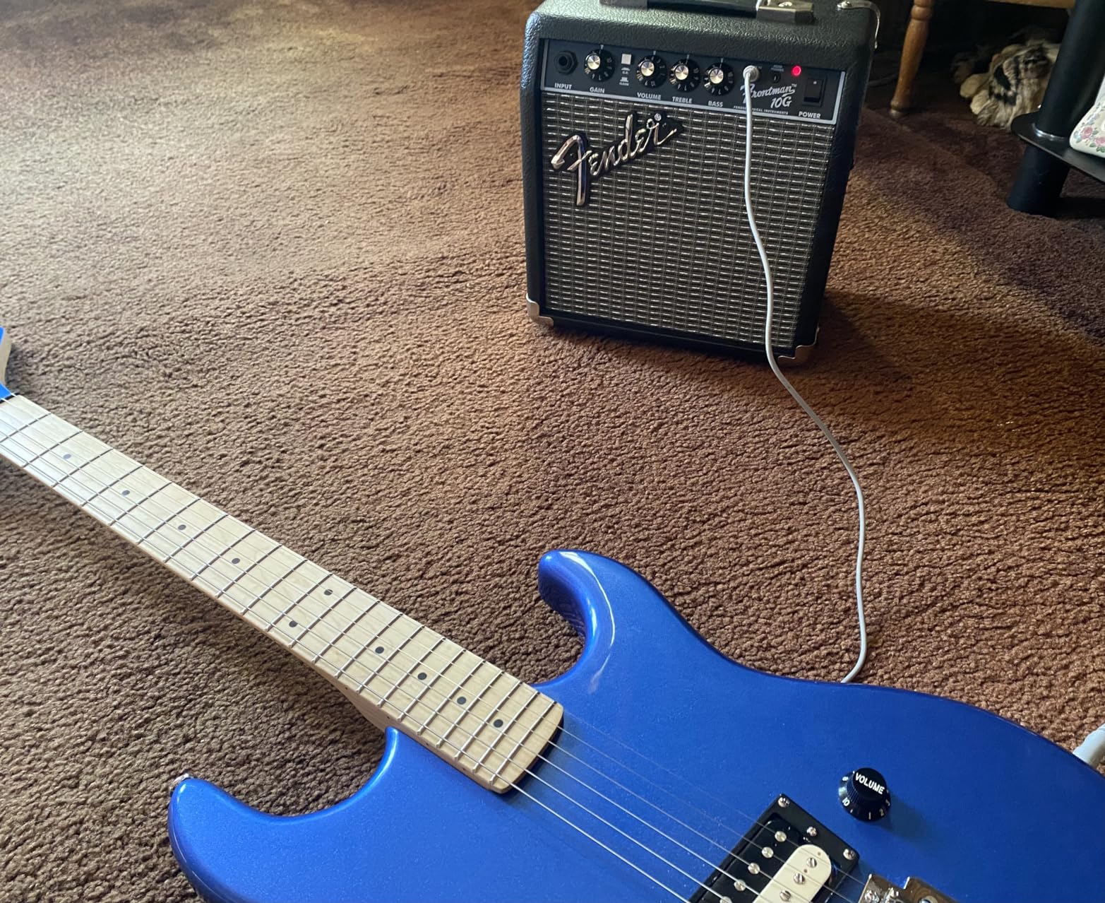 Fender Frontman 10G Electric Guitar Amplifier, 10-Watt Practice Amp with 6