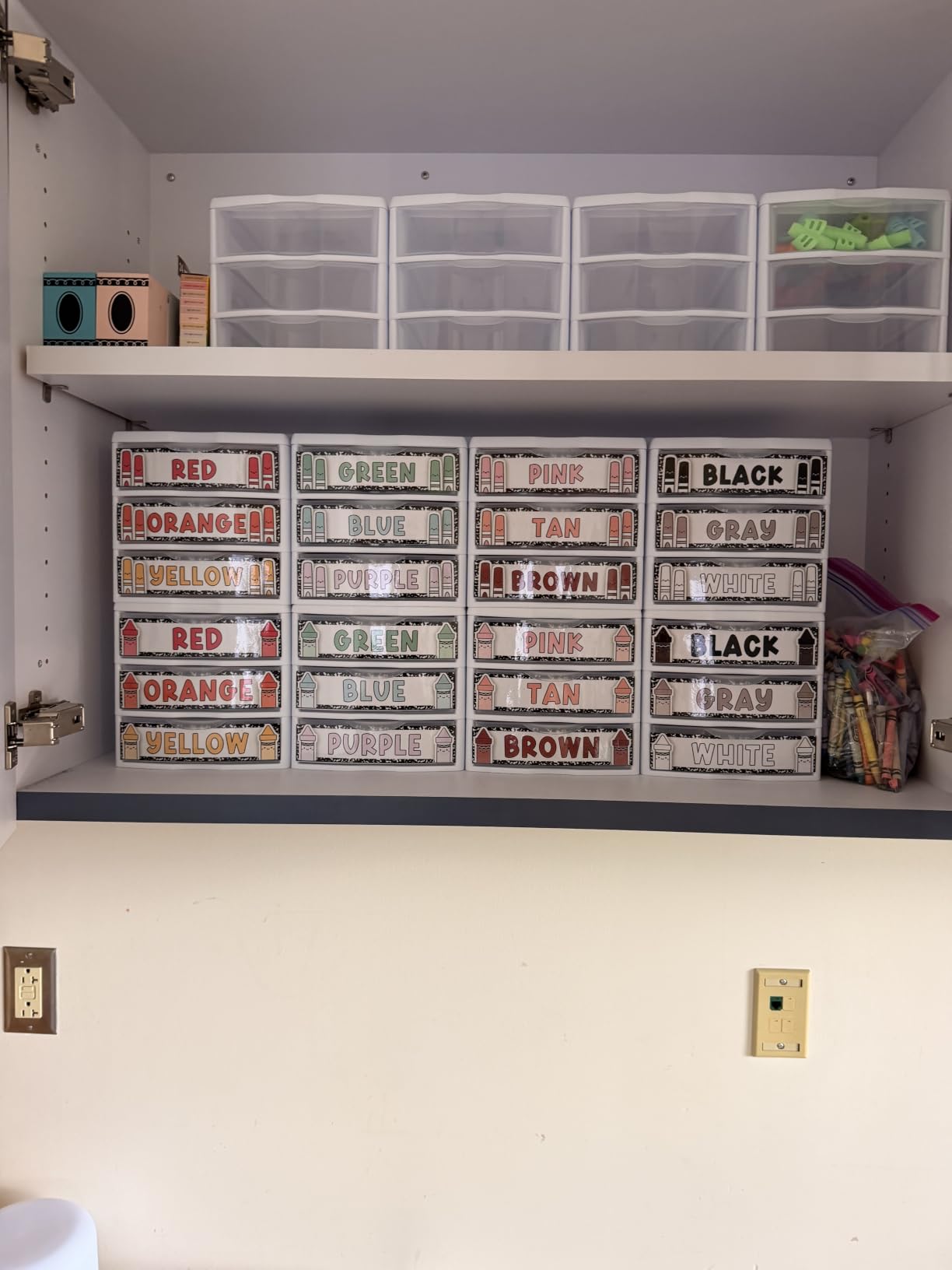 Sterilite Clearview Plastic Multipurpose Small 3 Drawer Desktop Storage Organization Unit for Home, Classrooms, or Office Spaces, White, (Pack of 6) | White - Organizing Drawers, Containers for Bathroom, Closet, Kitchen, and Bedroom customer photo 1