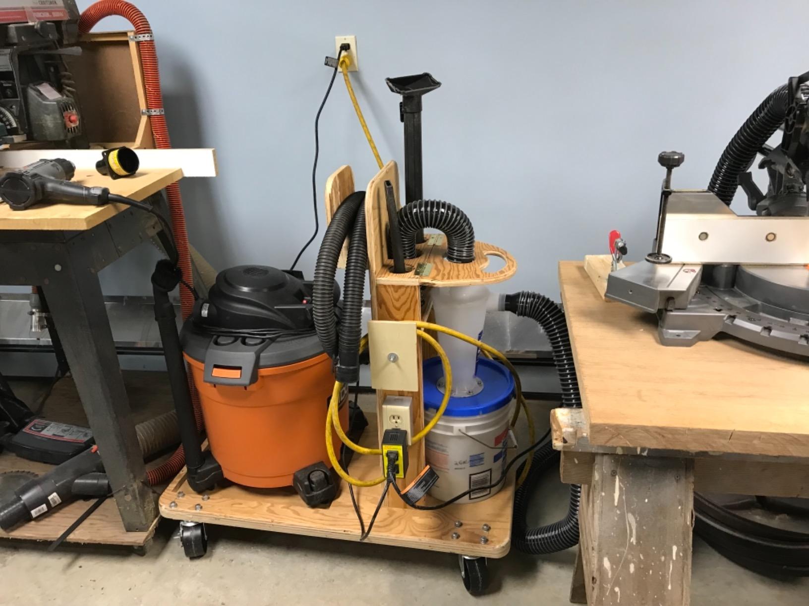 Oneida Air Systems Dust Deputy DIY Anti-Static Retrofit Cyclone Separator for Wet/Dry Shop Vacuums (DD DIY) customer photo 1