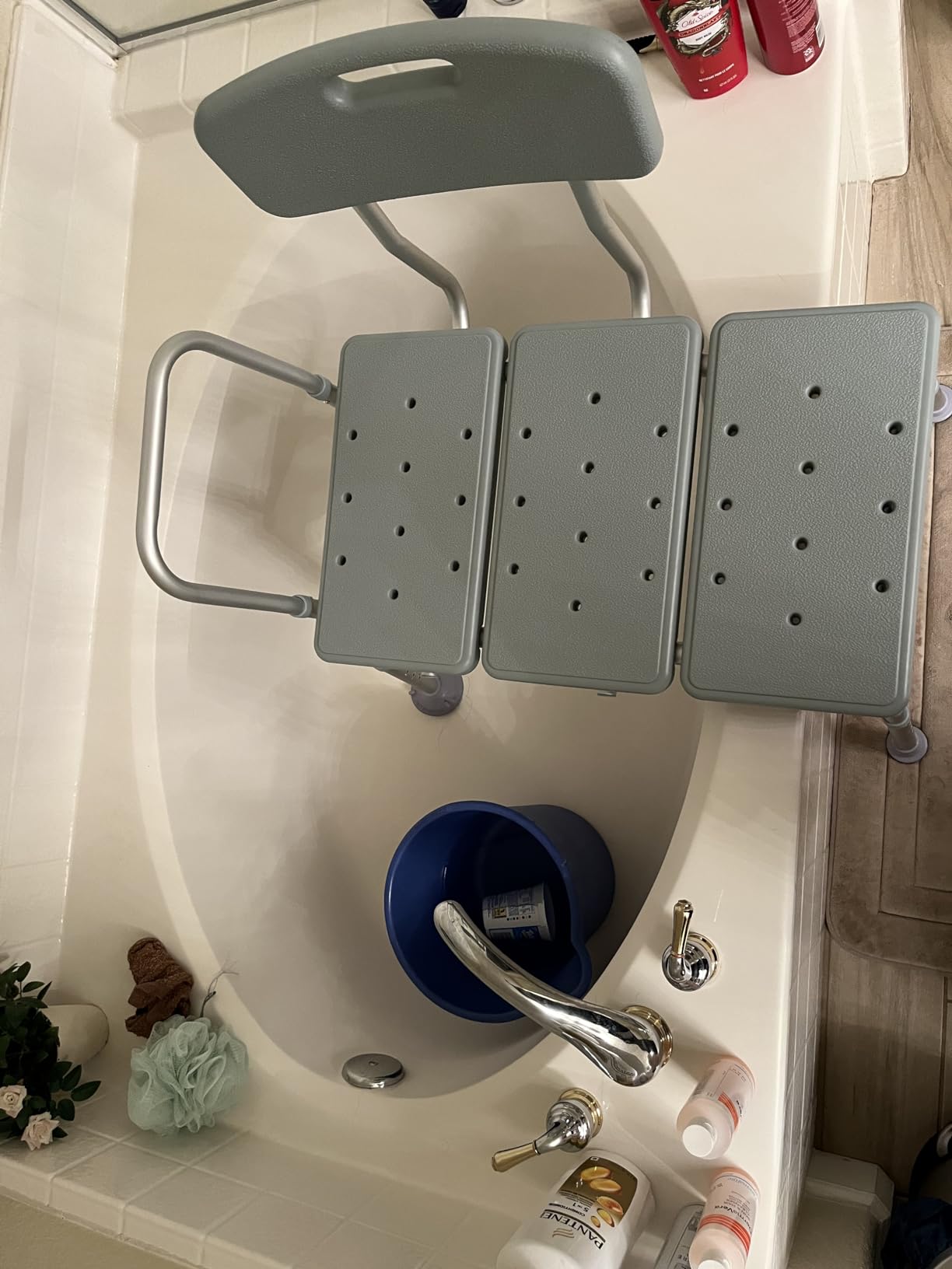 Drive Medical Tub Transfer Bench for Bathtub, Height Adjustable customer photo 1