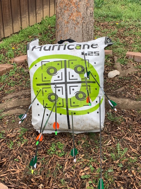 Hurricane 2-Sided High-Velocity Archery Bag Target, High-Visibility Aiming Points, Off-Center Deer Vitals on Back, Heavy-Duty Handle for Easy Transport customer photo 2