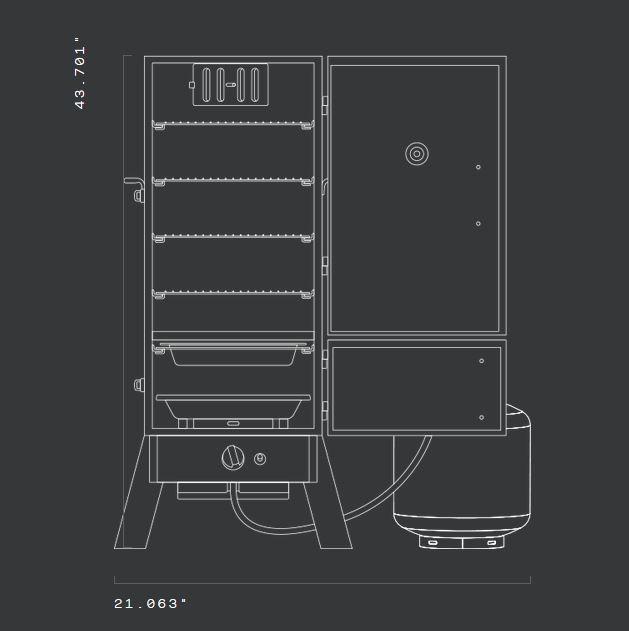 Masterbuilt 30-Inch Dual Fuel Propane & Charcoal Vertical Smoker with 730 Sq. In. Cooking Space customer photo 2