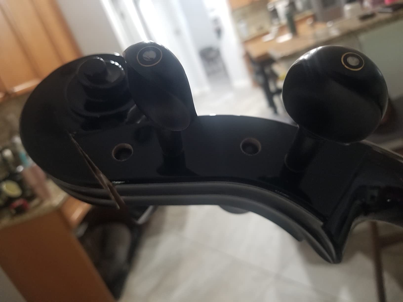 Cecilio CECO-4BK Ebony Electric Silent Metallic Black Cello in Style 4, Size 4/4 (Full Size) customer photo 2
