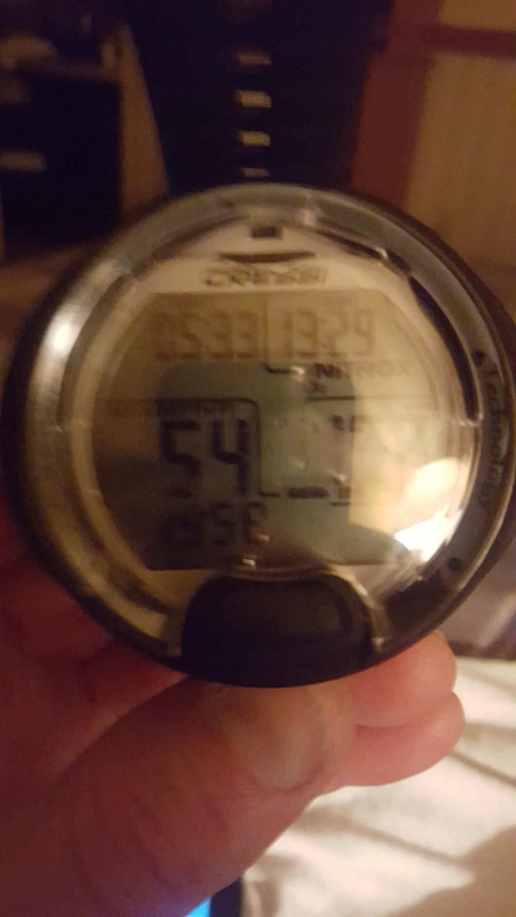 CRESSI Leonardo 2.0 Scuba Dive Watch, Air Nitrox Gauge, Black/Blue customer photo 2