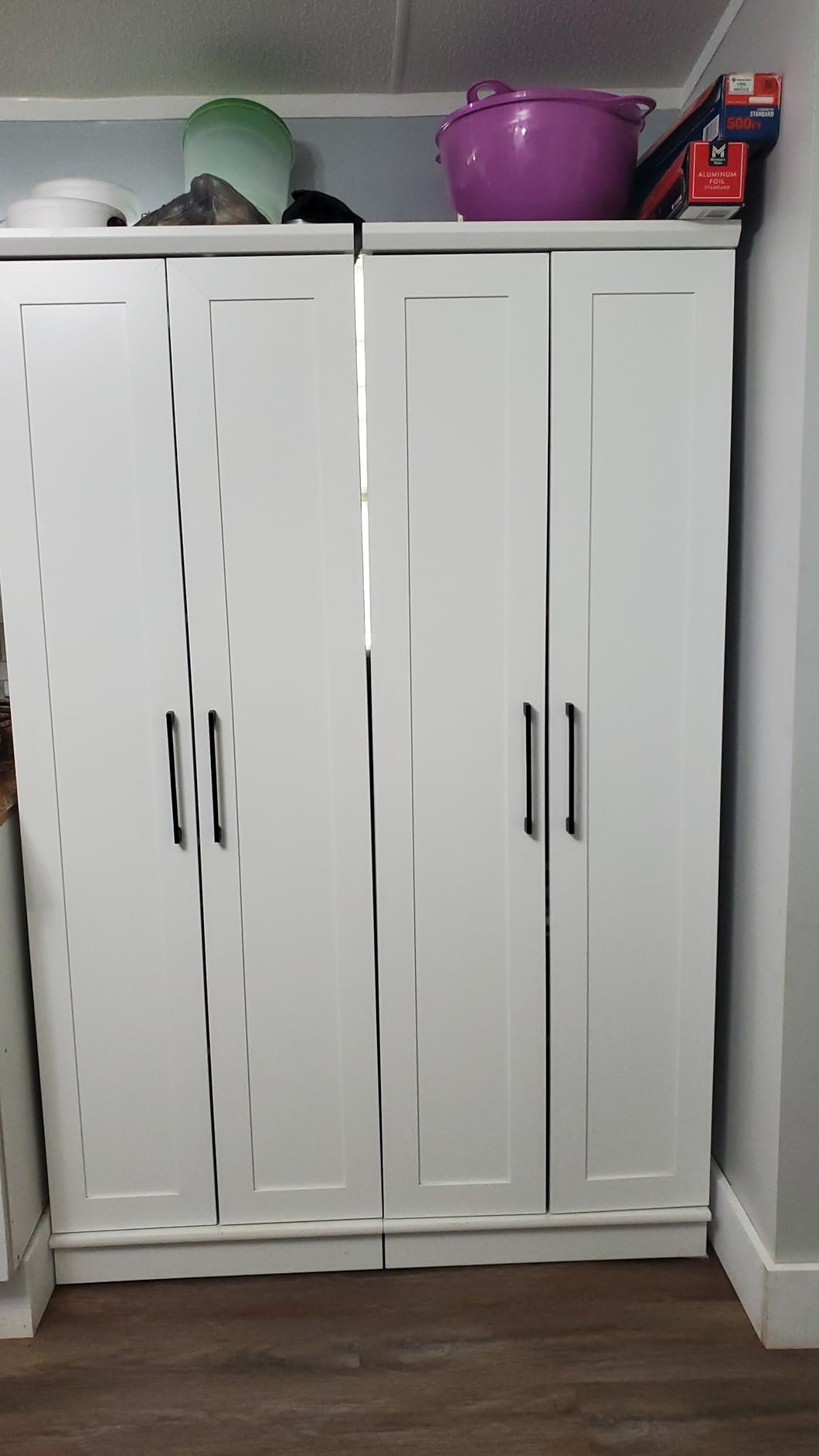 Sauder HomePlus Storage Cabinet/ Pantry cabinets, Dakota Oak finish customer photo 2