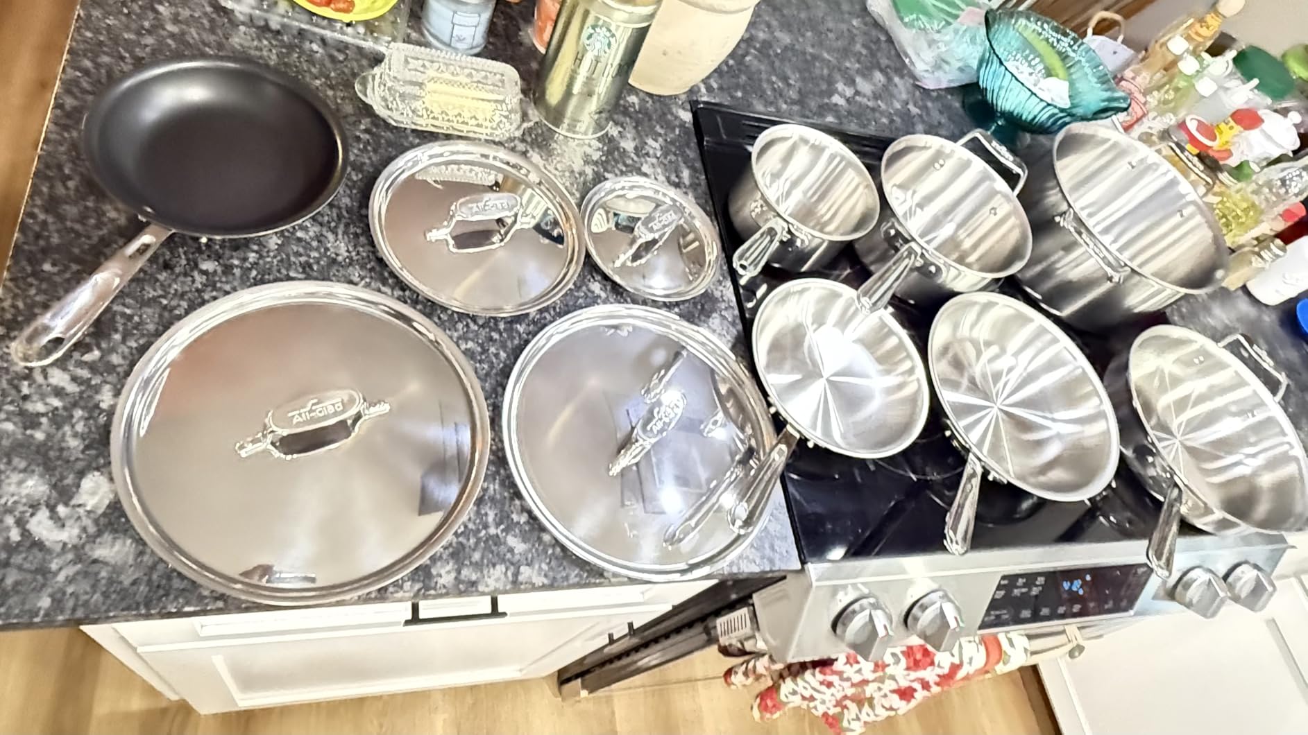 All-Clad D5 Stainless Steel Core 10 Piece Cookware Set - Made in USA - Induction Compatible, Oven Safe customer photo 1