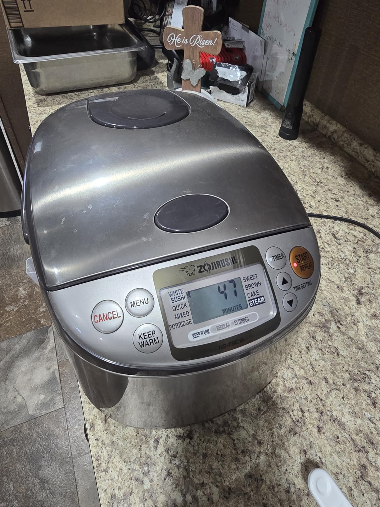 Zojirushi Ns TSC10 5.5 Cup Micom Rice Cooker and Warmer, 1.0l | LCD controls, delay timer customer photo 1