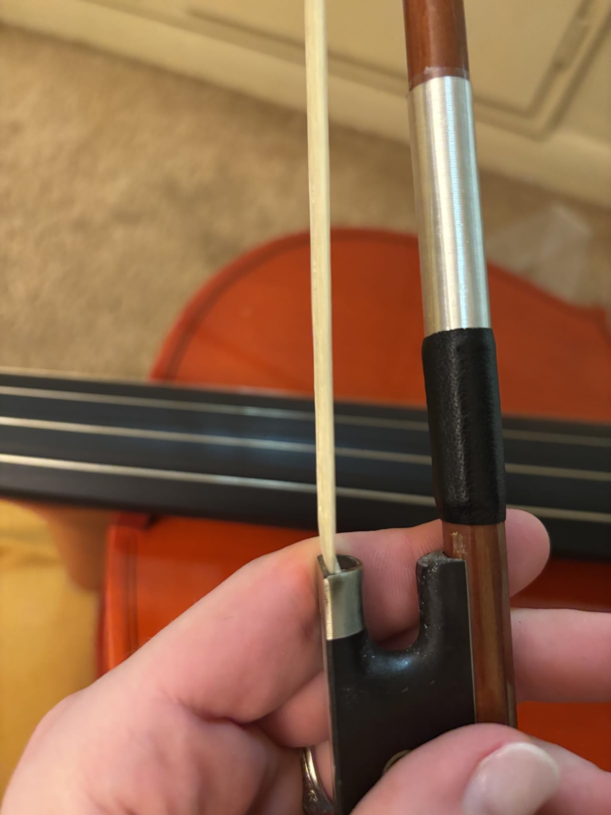 Cecilio 4/4 Full Size Cello, Beginner Cello 4/4, Acoustic Cello Set with Portable Bag, Bow, Rosin, Stand, String Musical Instruments for School Orchestras, Performances customer photo 2