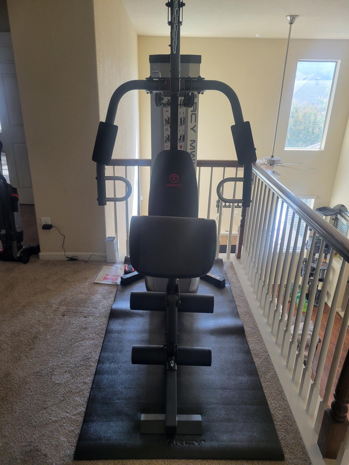 Marcy Multifunctional Workout Station 100lbs to 200lbs Stack Home Gym for Weightlifting and Bodybuilding customer photo 2