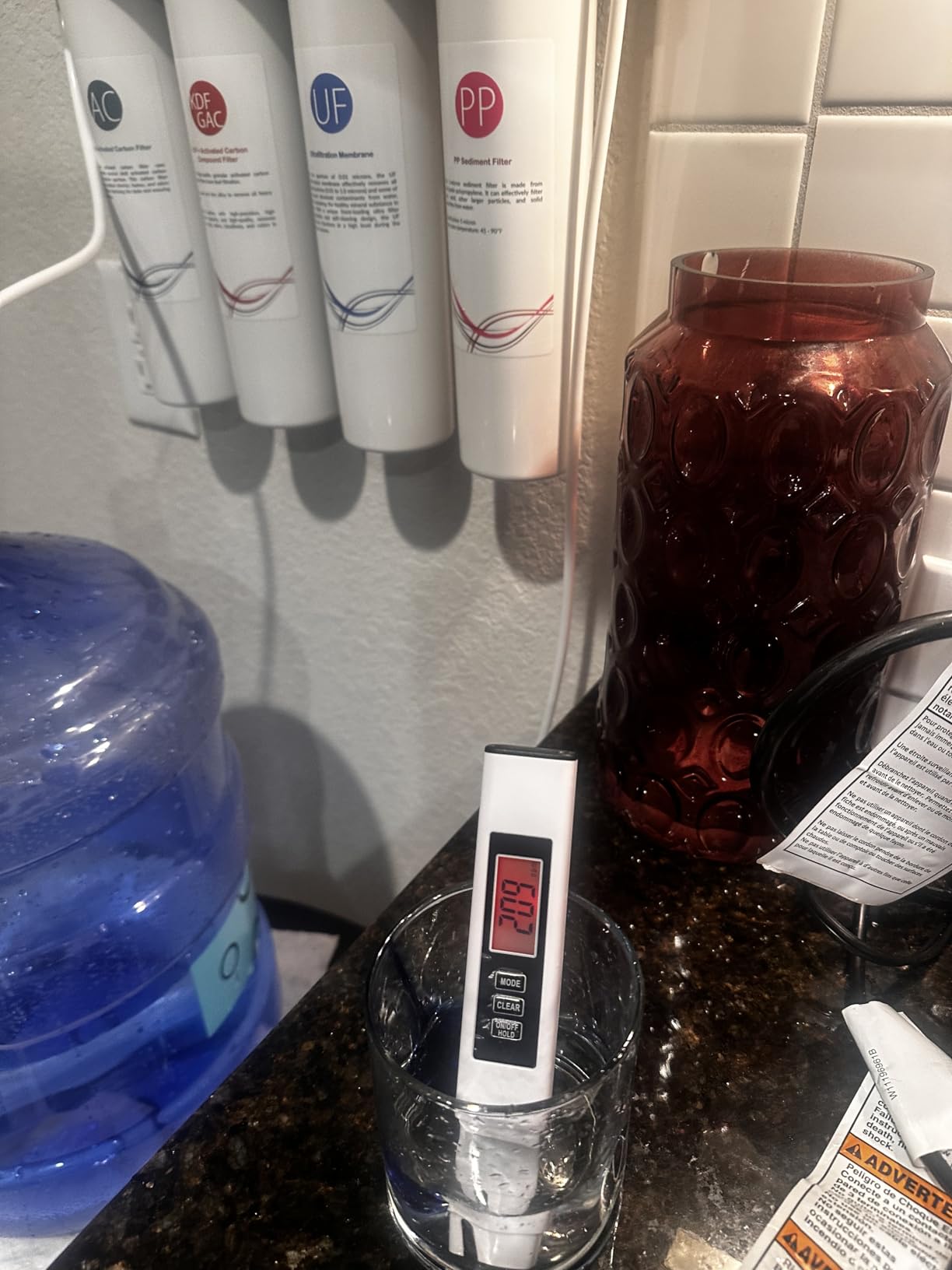 iSpring CU-A4 0.01μm Ultra-Filtration Under Sink Water Filter System, Tankless 4-Stage High Capacity, Remove 99.99% Contaminants, Quick Filter Change with Brushed Nickel Faucet customer photo 2