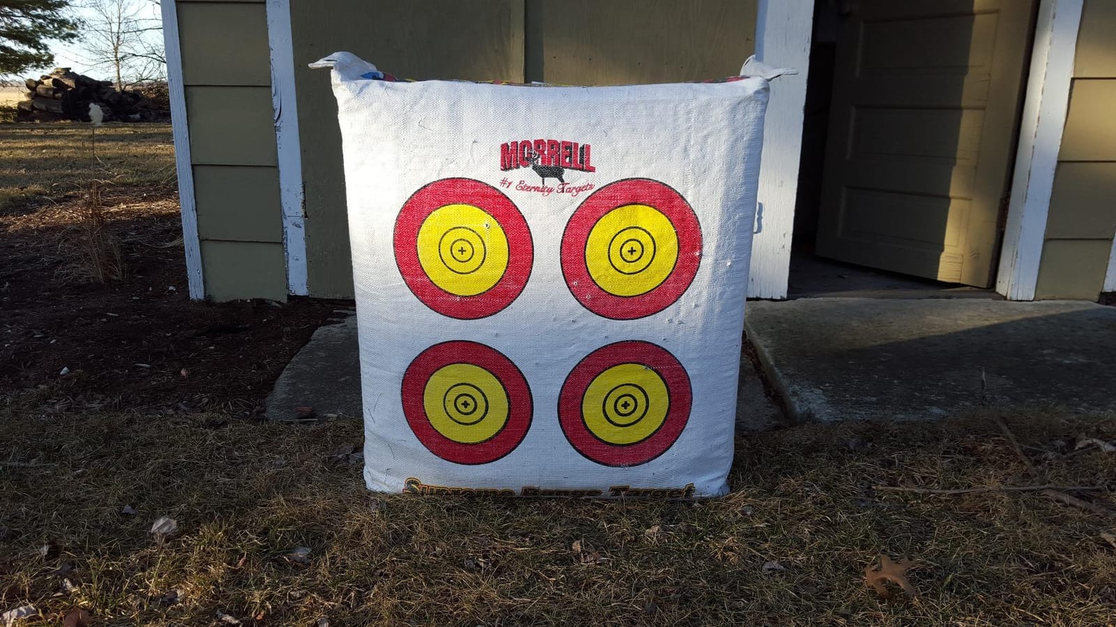 Morrell Supreme Range Adult Field Point Archery Bag Target, White | Weatherproof Hunting Practice with NASP Scoring Rings, Nucleus Center and IFS Technology customer photo 1