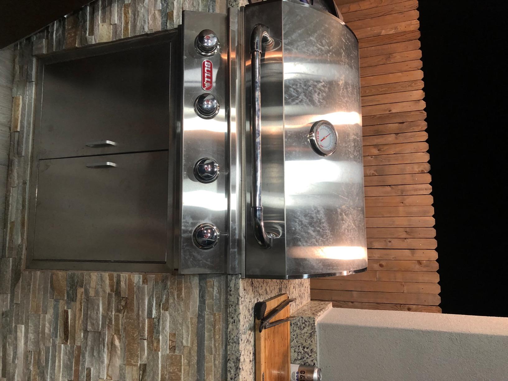 Bull Outdoor Products Outlaw 60,000 BTU Drop-In Grill Head - Stainless Steel, Liquid Propane customer photo 1